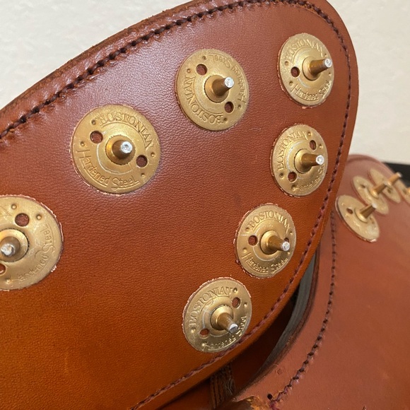 Bostonian Brown Leather Derby Shoes -golf - Picture 14 of 16